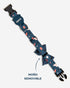 Collar con Moño Rocky Azul (acero)